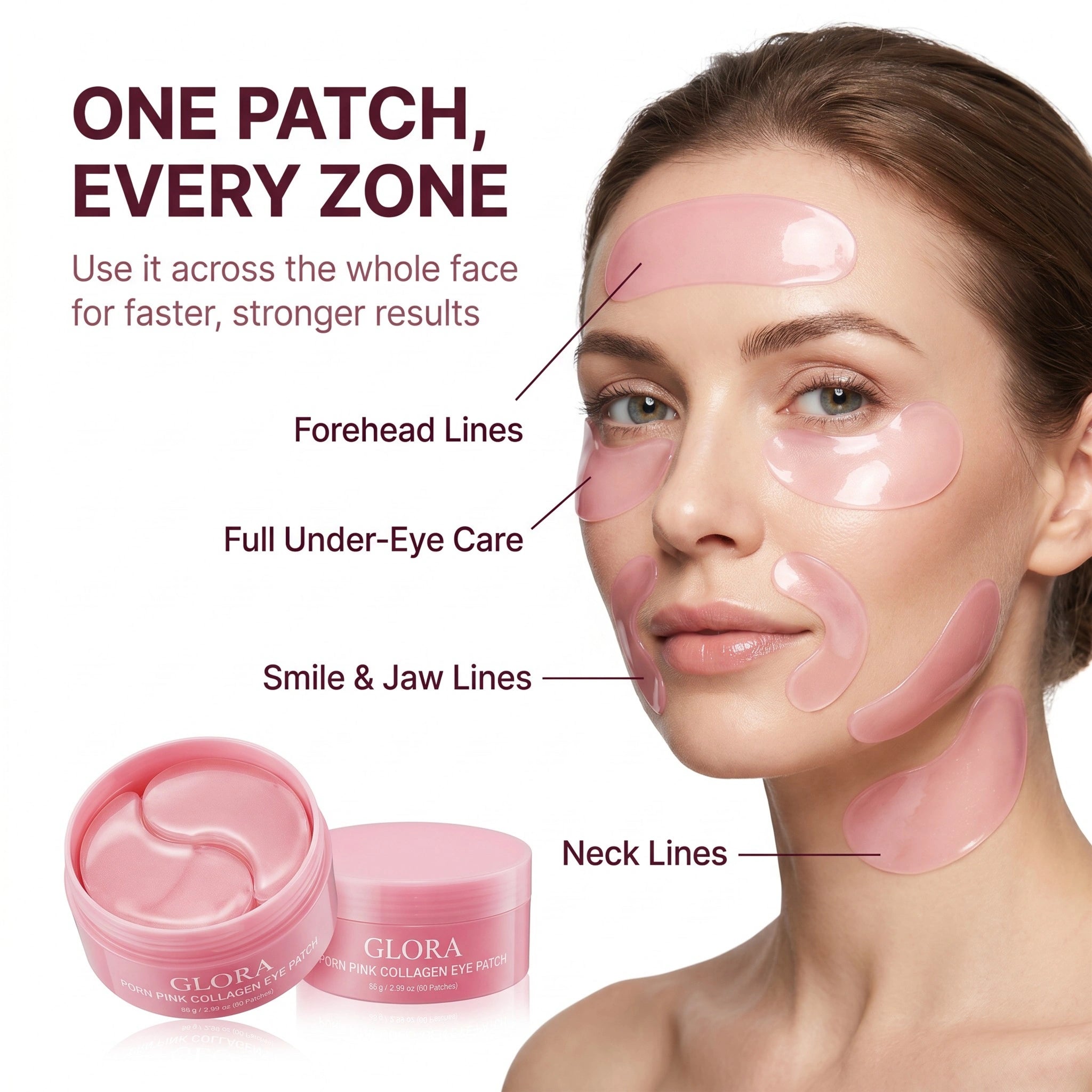 Pink Collagen Eyes Patches