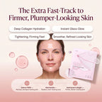 4x Pink Collagen Jelly Gel Mask