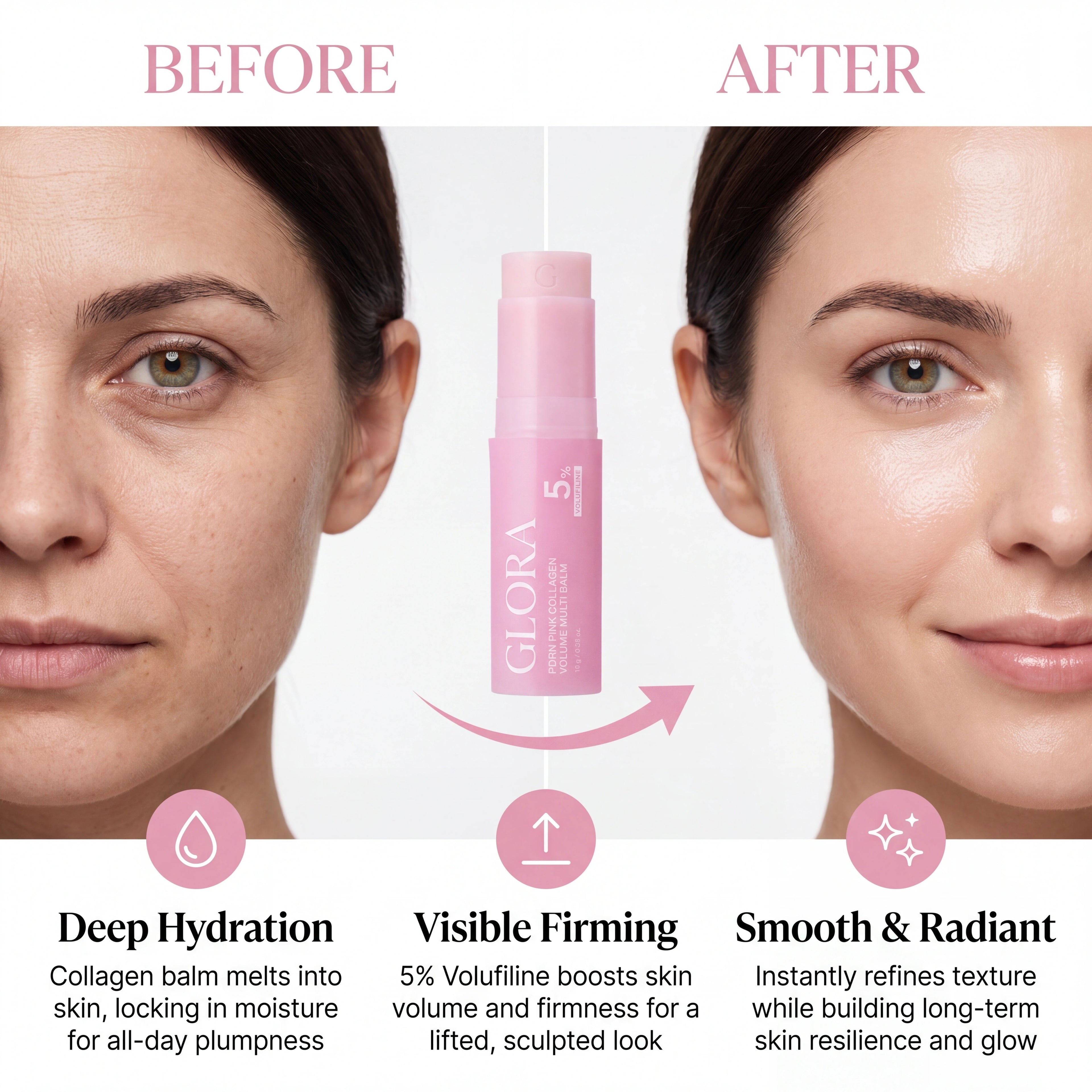 Pink Collagen Volume Balm Stick