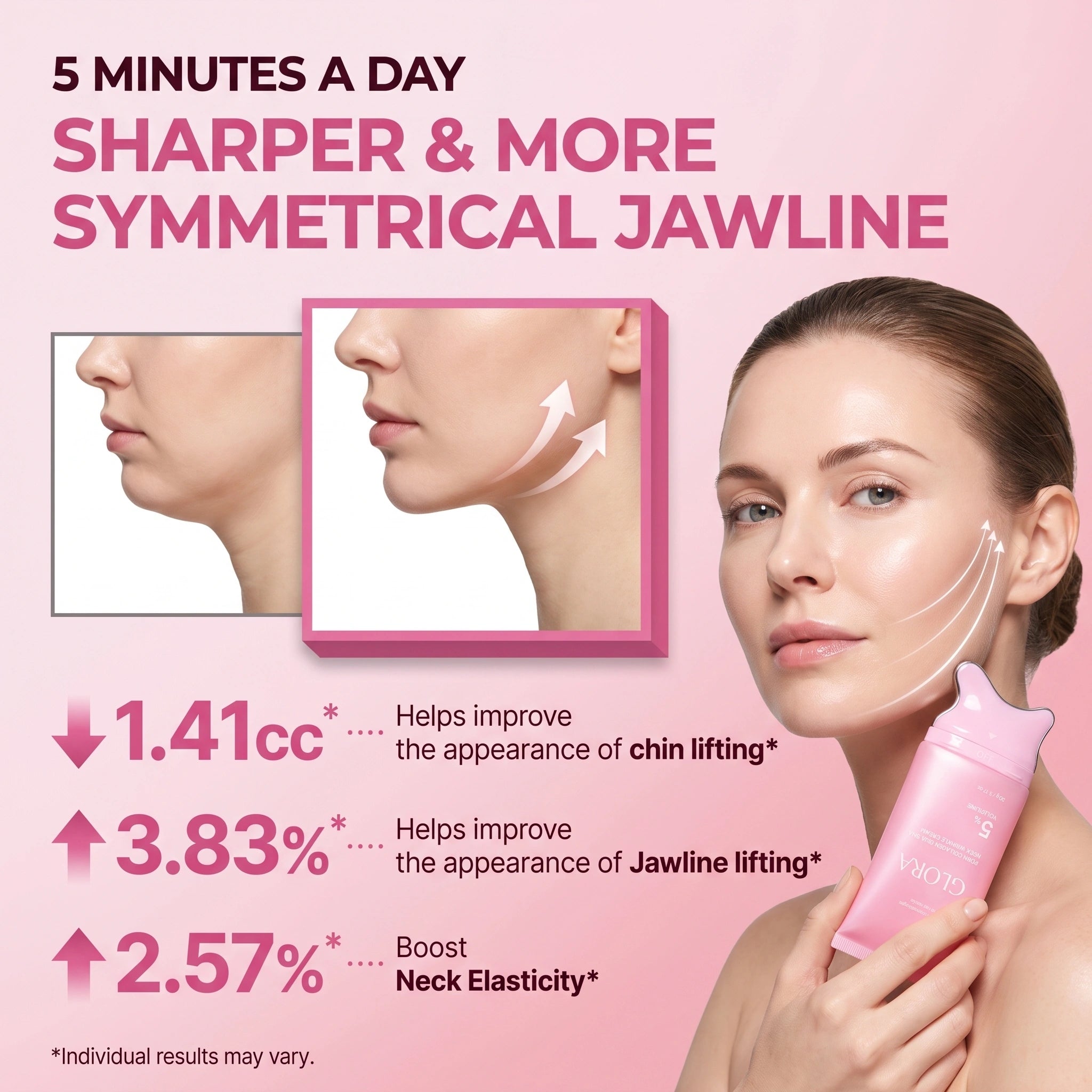 Pink Collagen Gua Sha Neck Cream
