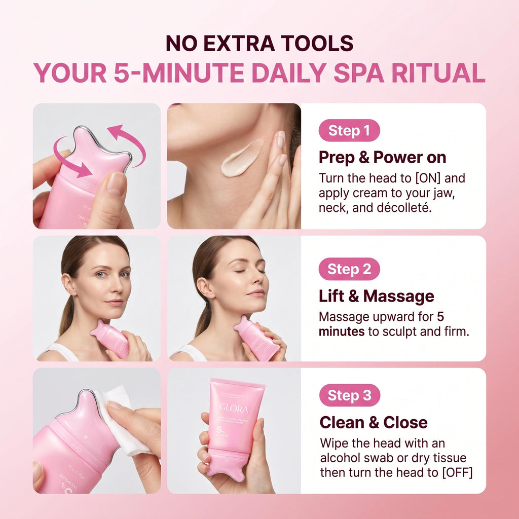 Pink Collagen Gua Sha Neck Cream